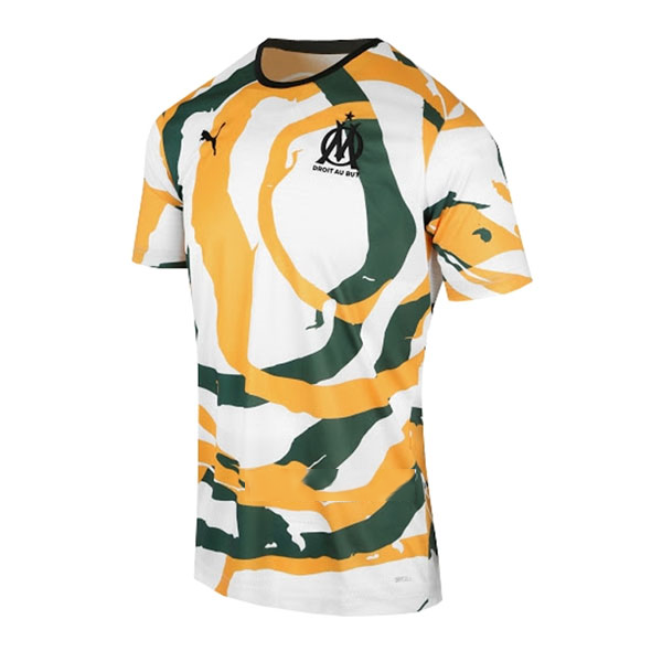 Replica Camiseta Marsella OM Africa 2021-2022 Blanco Naranja Verde